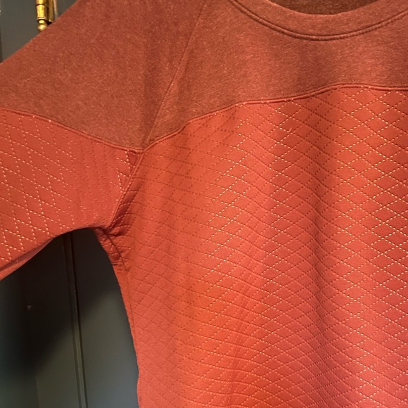 Quilted Fleece Pullover Sweater - Picture 3 of 6